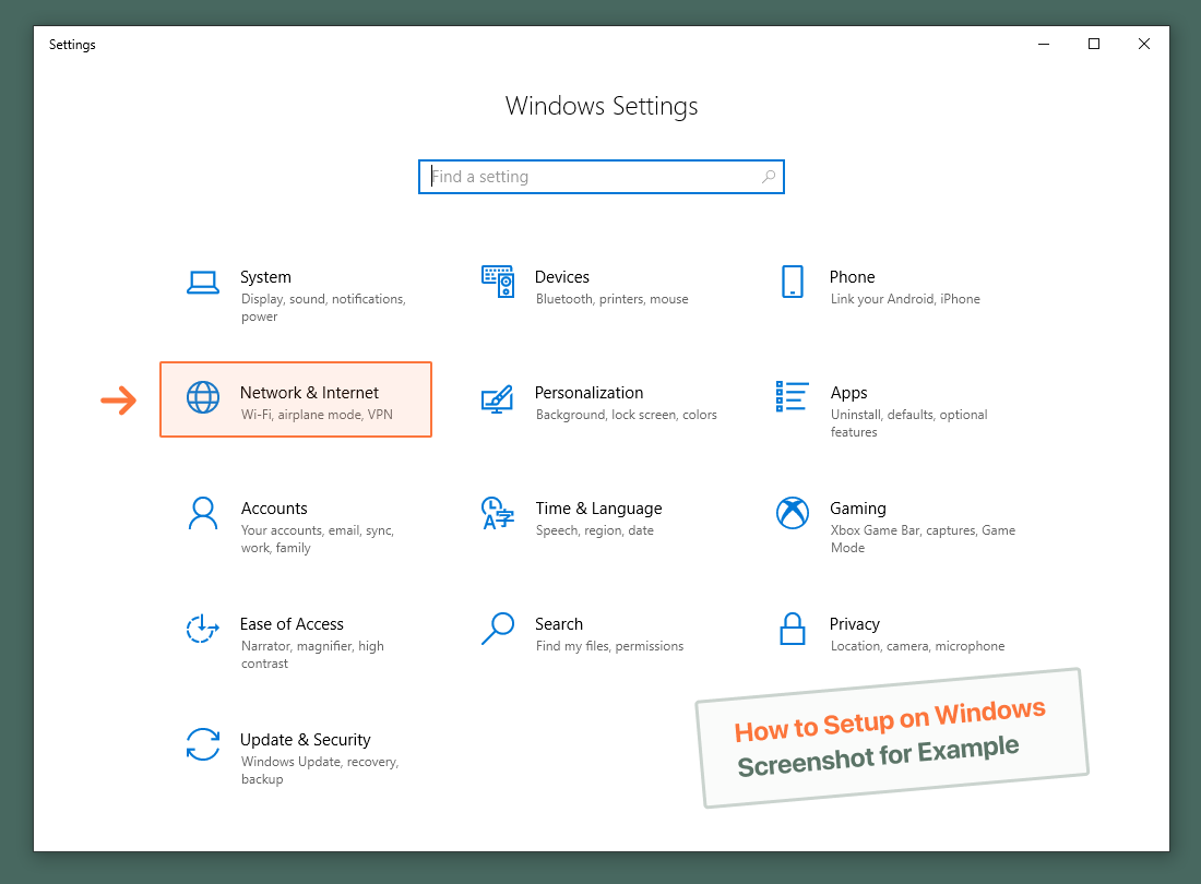 Uplinks VPN Windows Setup Guide Step 1